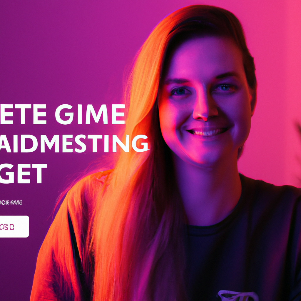 Portrait: indie developer smiling under neon